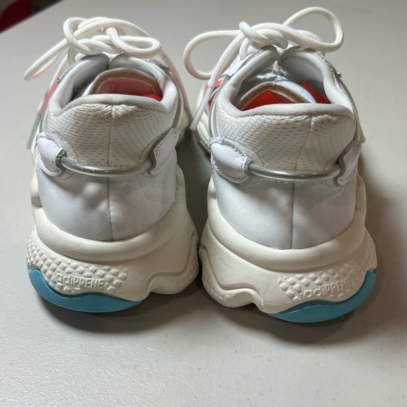 Adidas Women’s Size 6 Ozweego White Gum Coral Rare Colorway Sneaker Shoe - Picture 7 of 14
